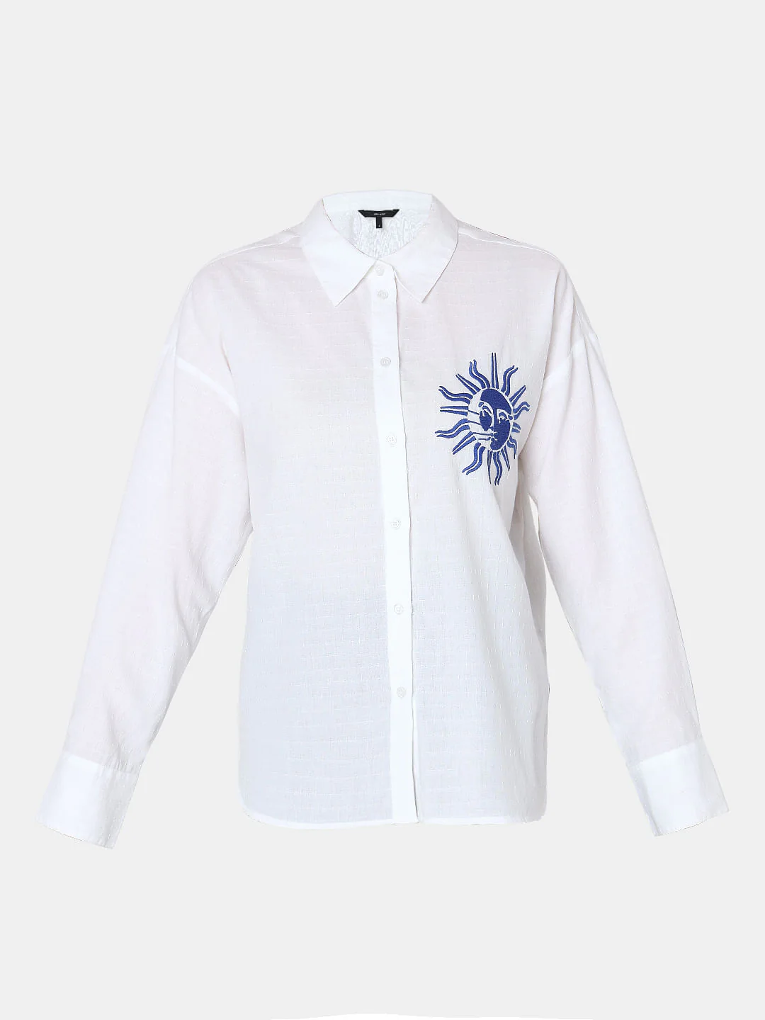 White Cotton Shirt - Image 7
