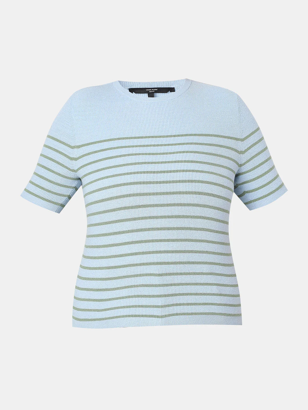 Curve Blue Short Sleeves Top - Image 7