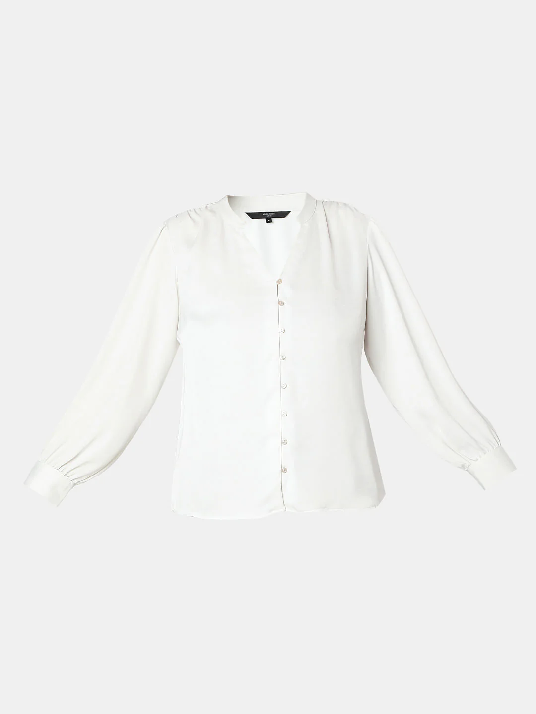 Curve White V-Neck Top - Image 7