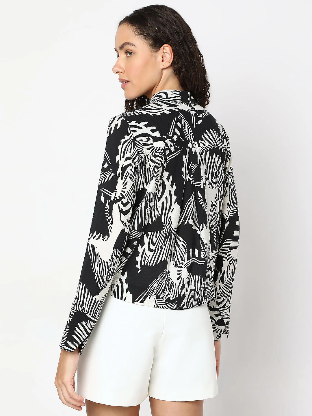 Black Animal Print Shirt - Image 4