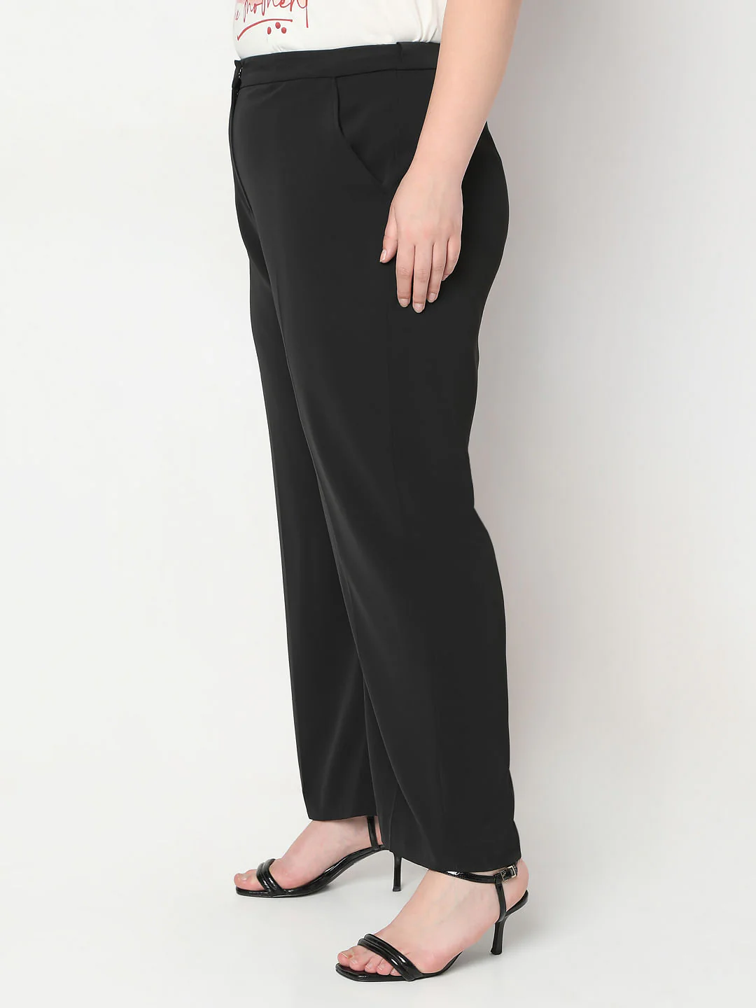 Curve Black High Rise Pants - Image 3