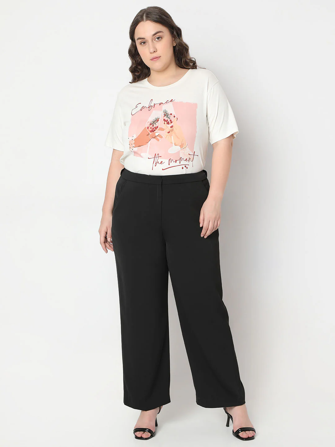 Curve Black High Rise Pants - Image 5