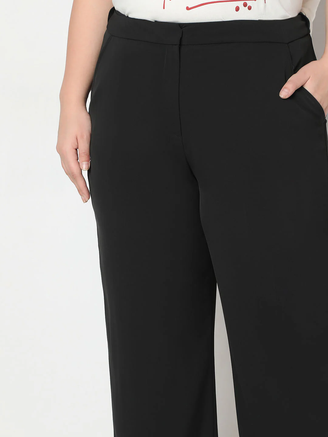 Curve Black High Rise Pants - Image 6