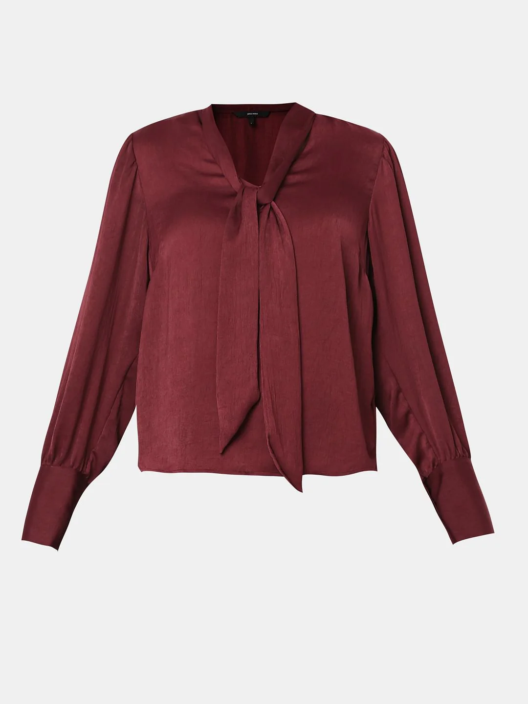 Maroon Satin Top - Image 7