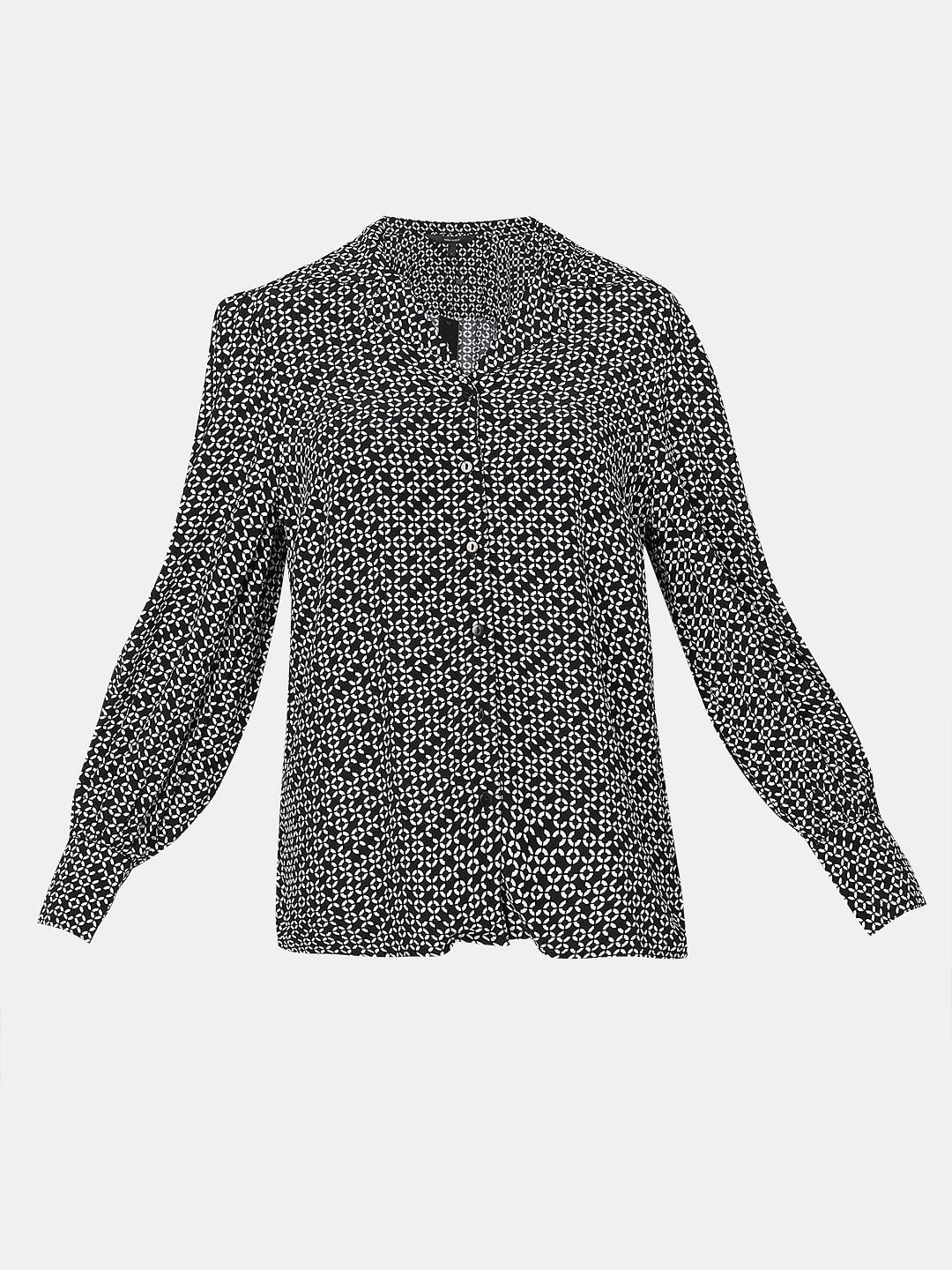 Black Printed Shirt - Image 7