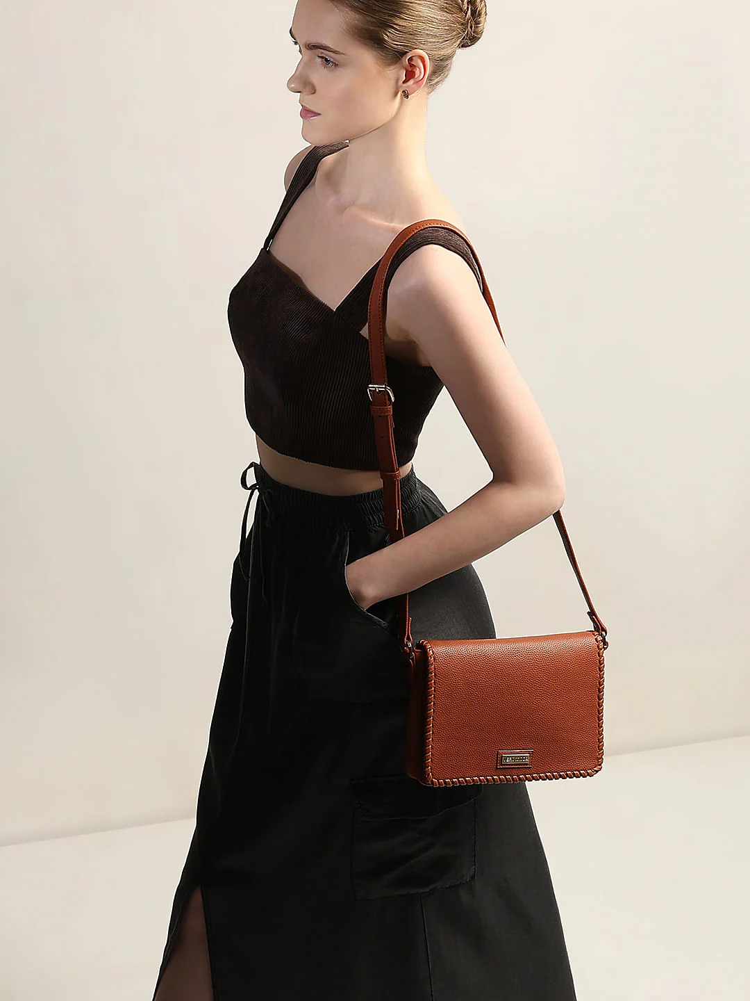 Brown Sling Bag