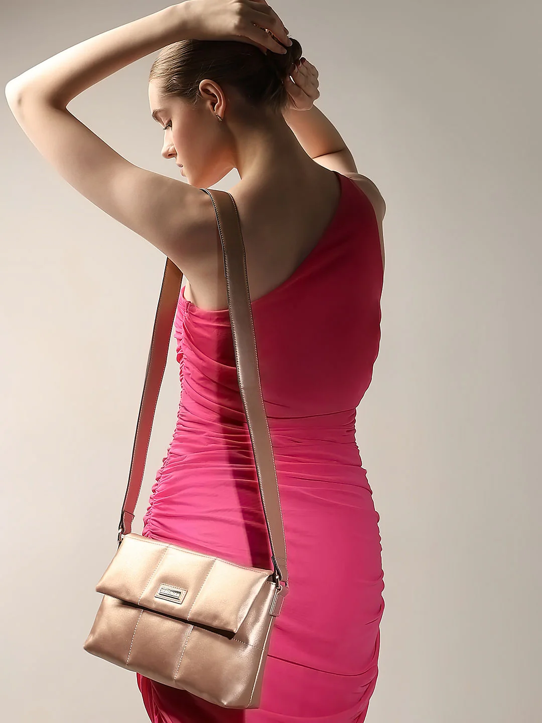 Rose Gold Sling Bag