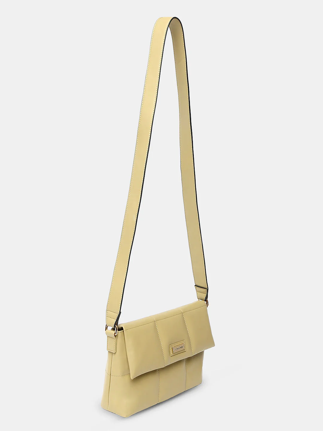 Sage Green Quilted Sling Bag - Image 3