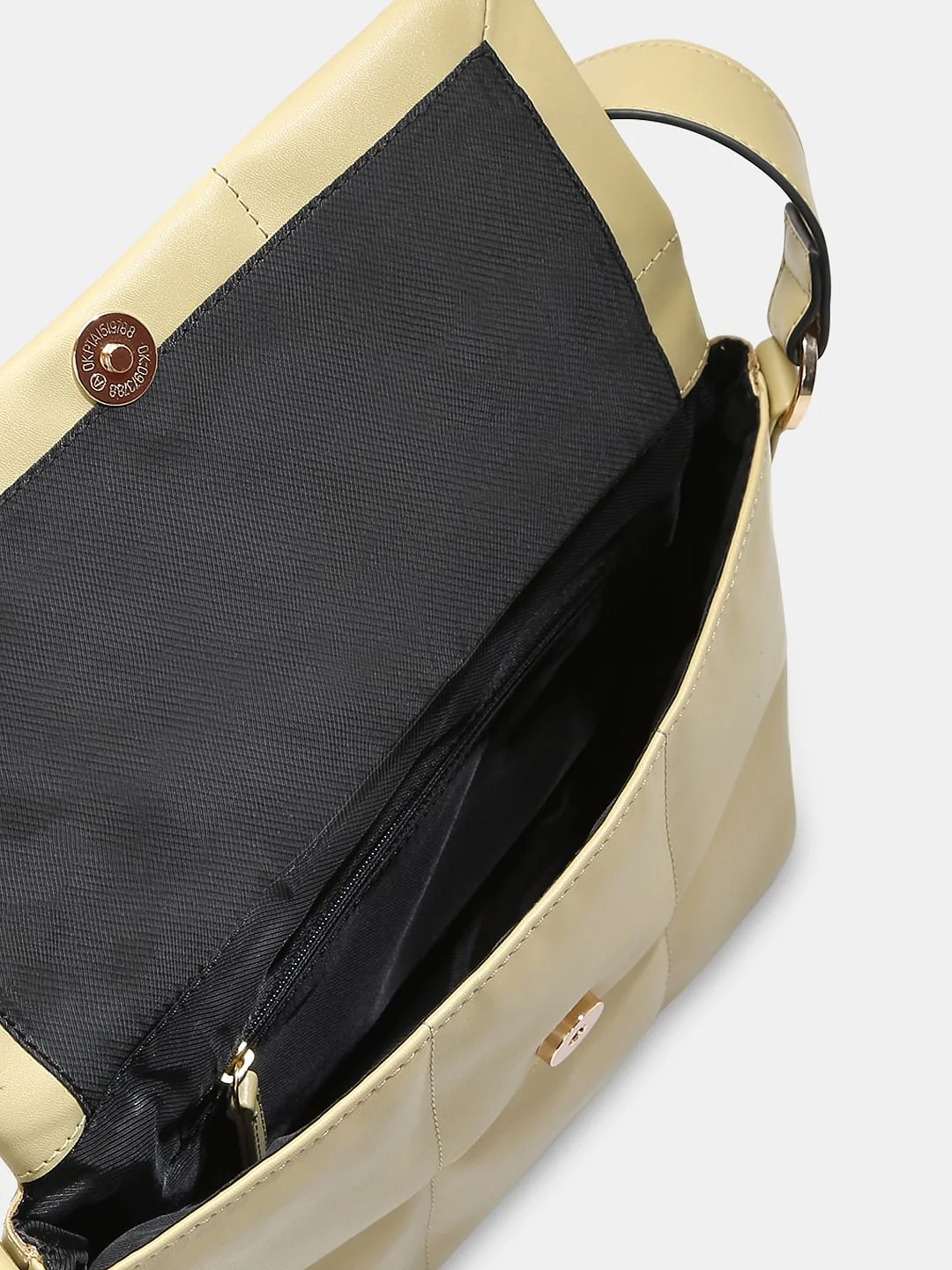 Sage Green Quilted Sling Bag - Image 4