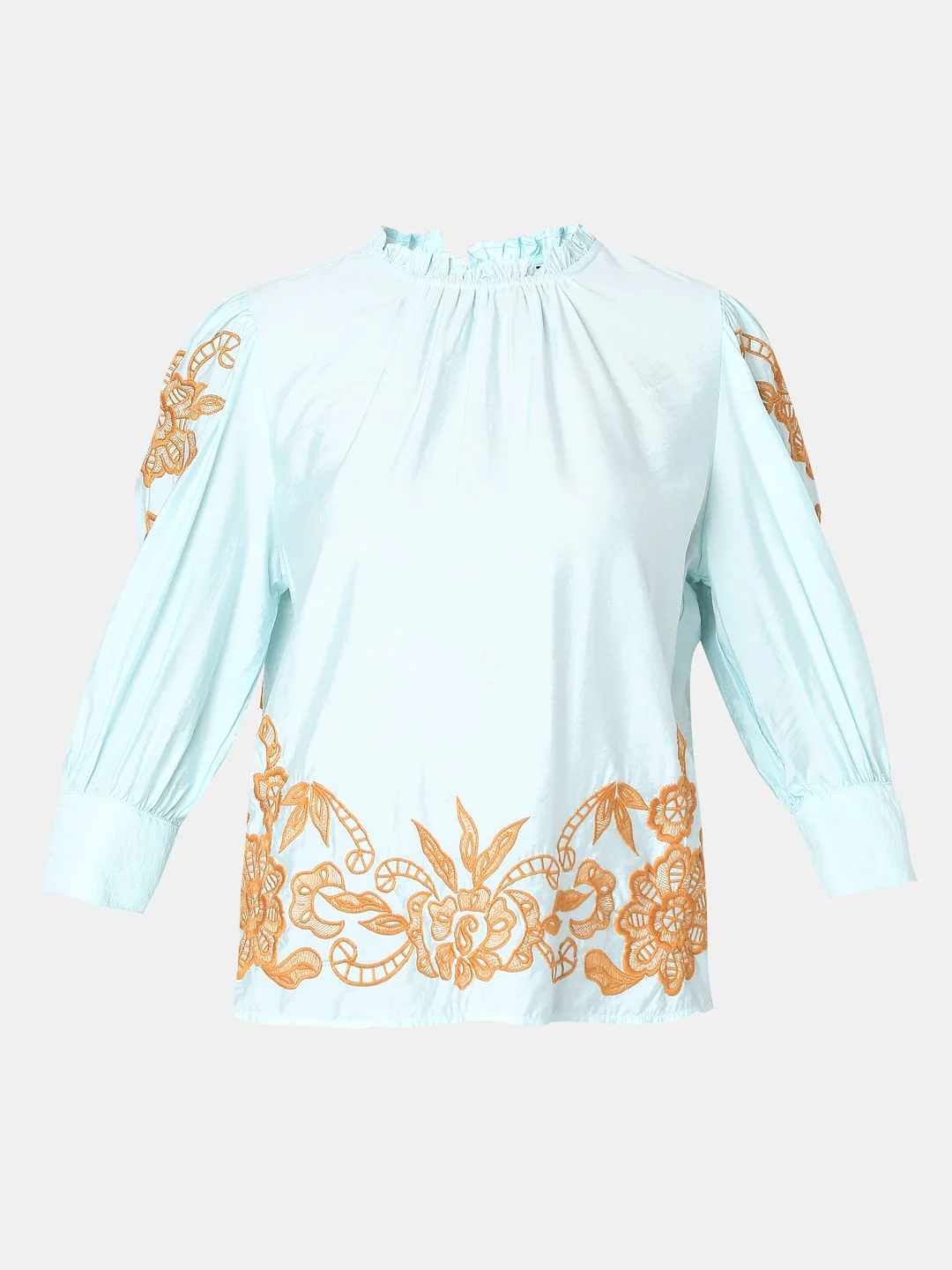 Blue Embroidered Top - Image 7