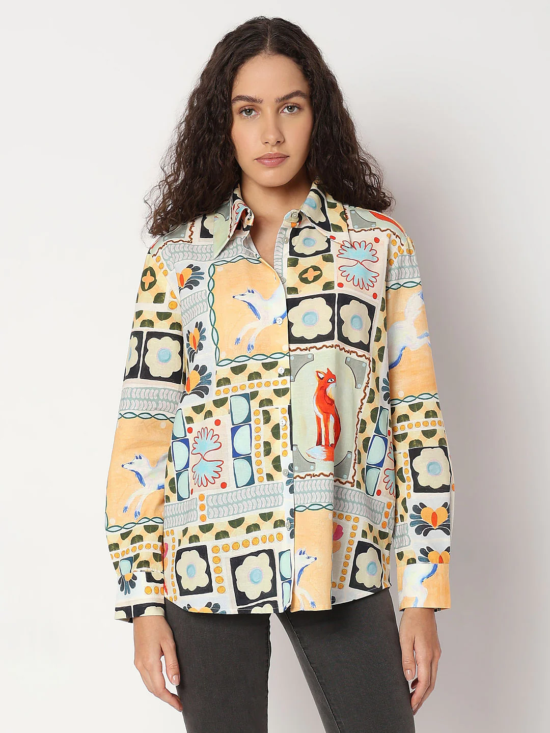 Multi-Colour Printed Shirt - Image 2