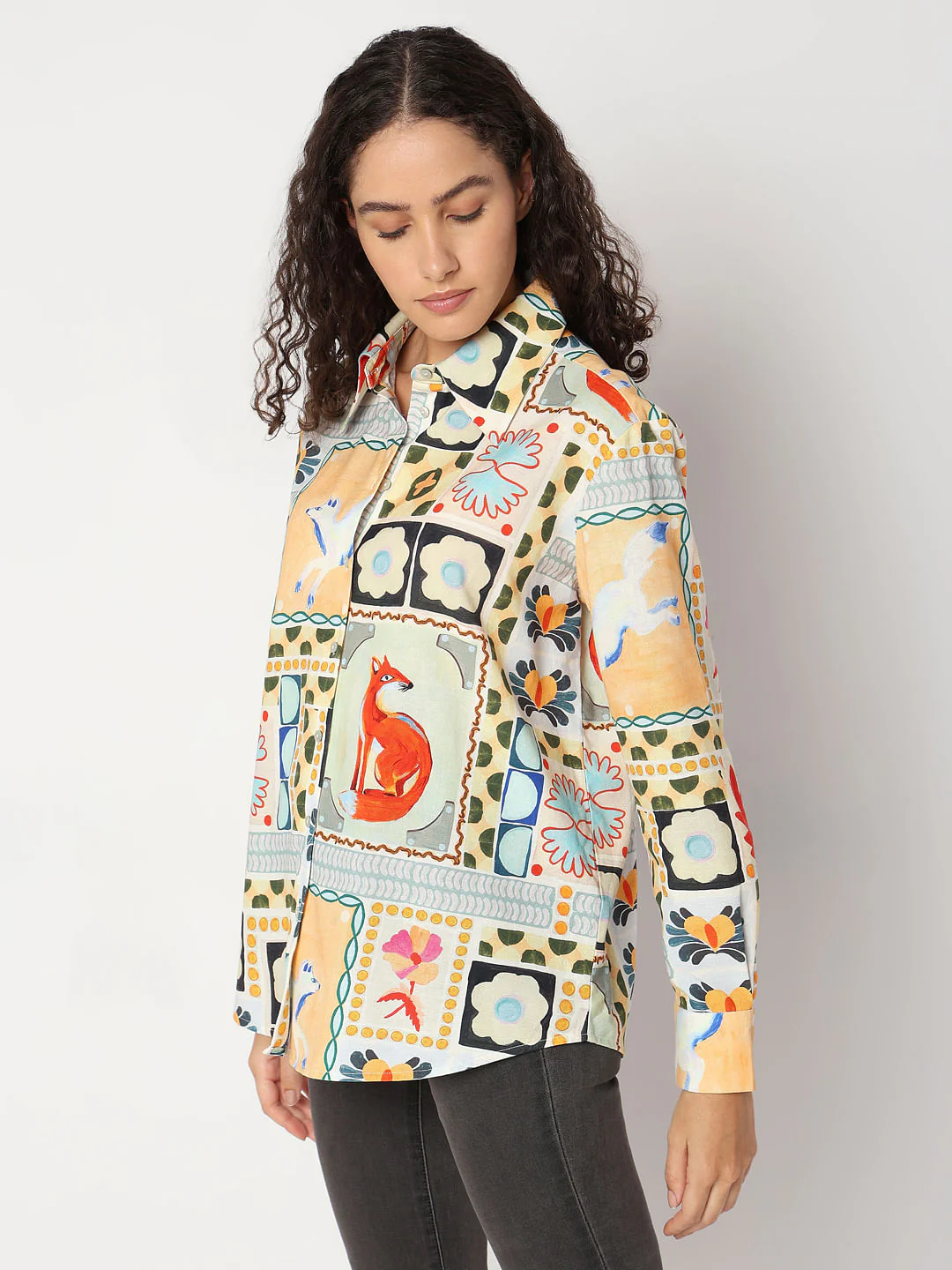 Multi-Colour Printed Shirt - Image 3