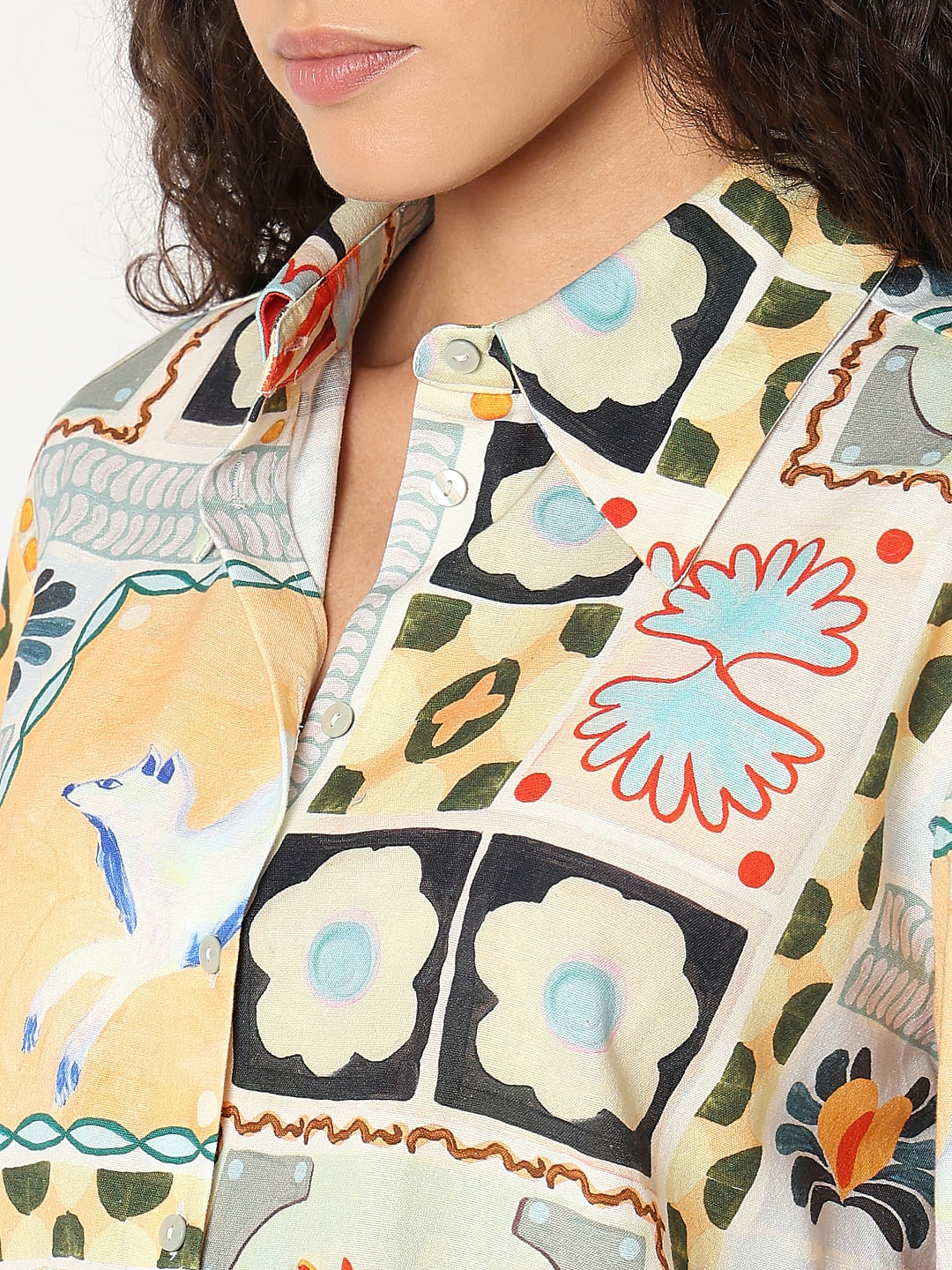 Multi-Colour Printed Shirt - Image 8