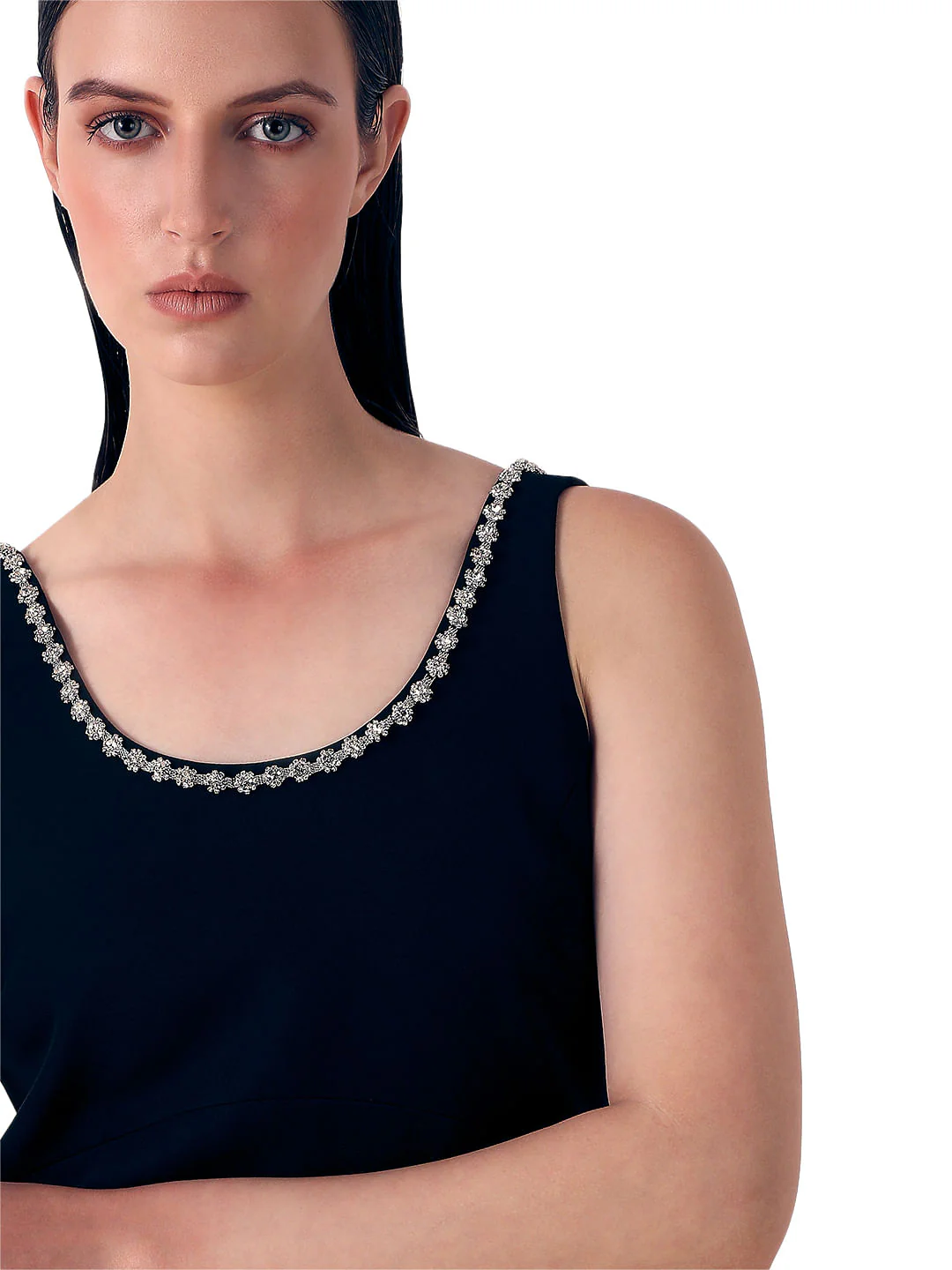 Black Bodycon Midi Dress - Image 5