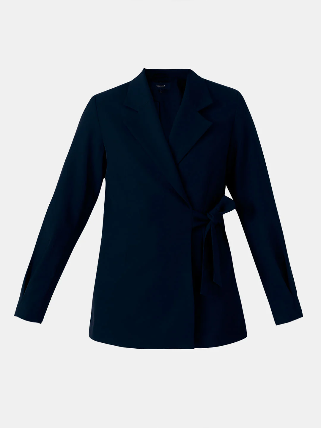 Black Wrap Tailored Blazer - Image 7