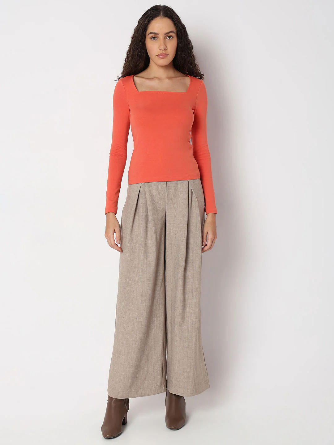 Coral Square Neck Top - Image 5