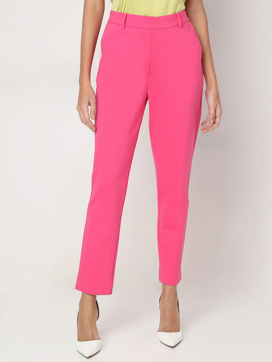 Pink Slim Fit Pant - Image 2