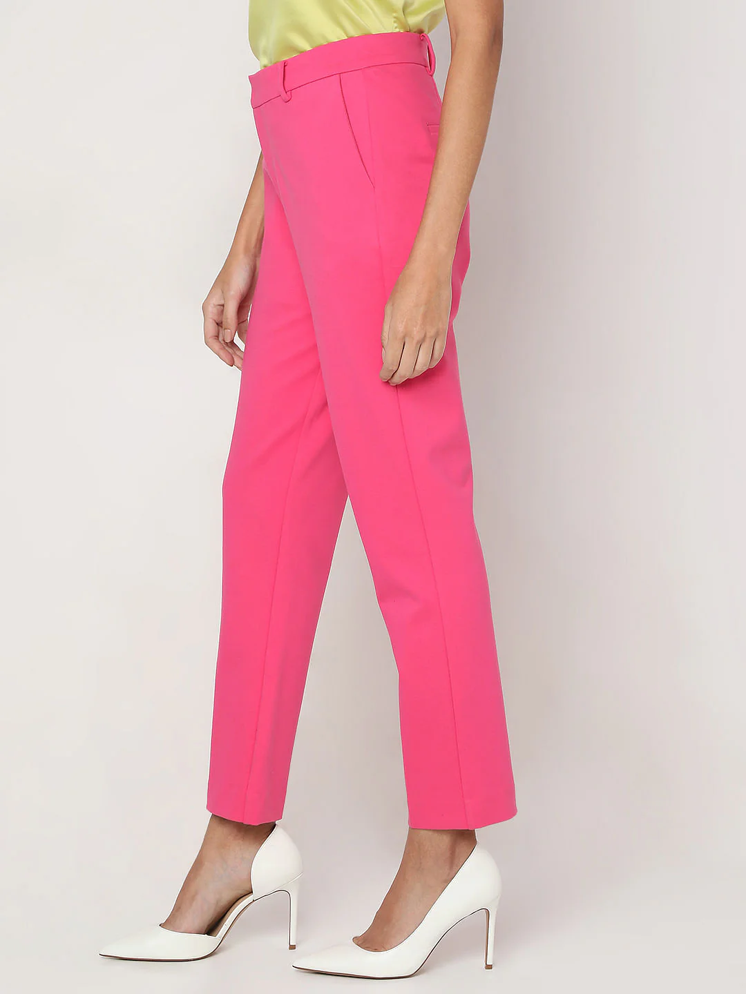Pink Slim Fit Pant - Image 3