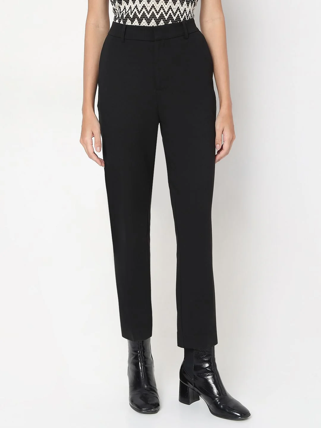 Black Tailored Co-Ord Cigarette Trousers - Image 2