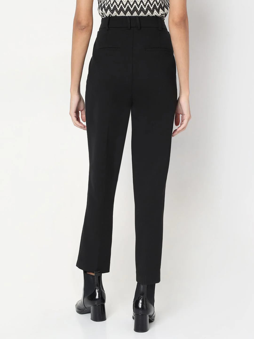 Black Tailored Co-Ord Cigarette Trousers - Image 4