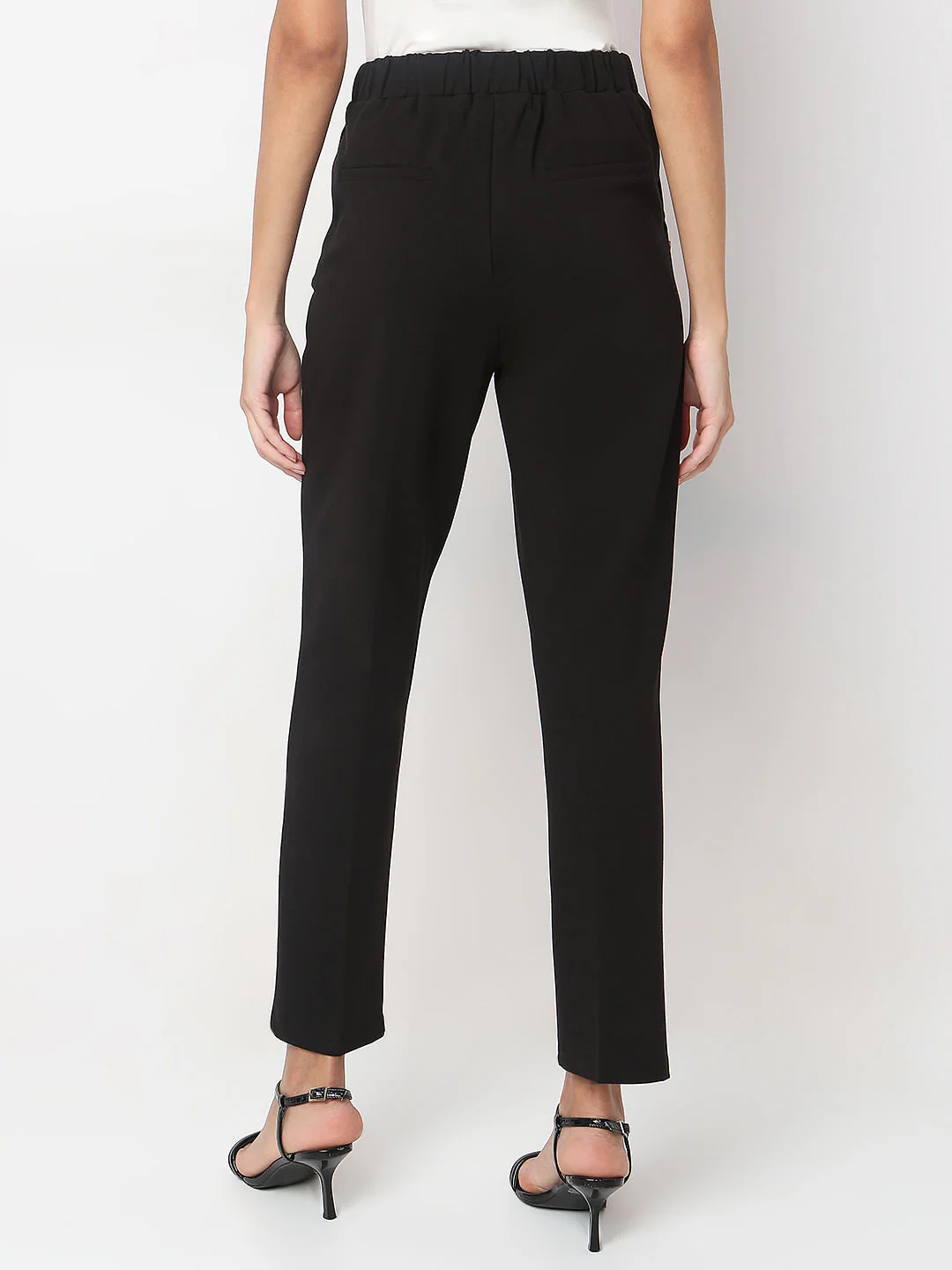 Black Straight Fit Pant - Image 4