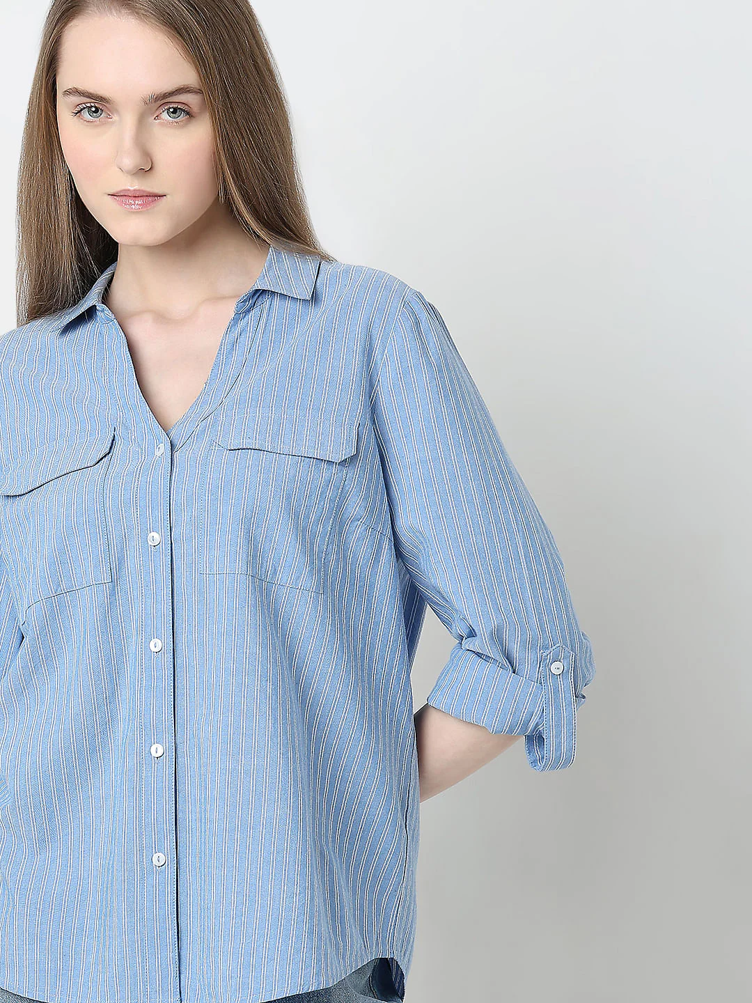 Blue Striped Shirt - Image 6