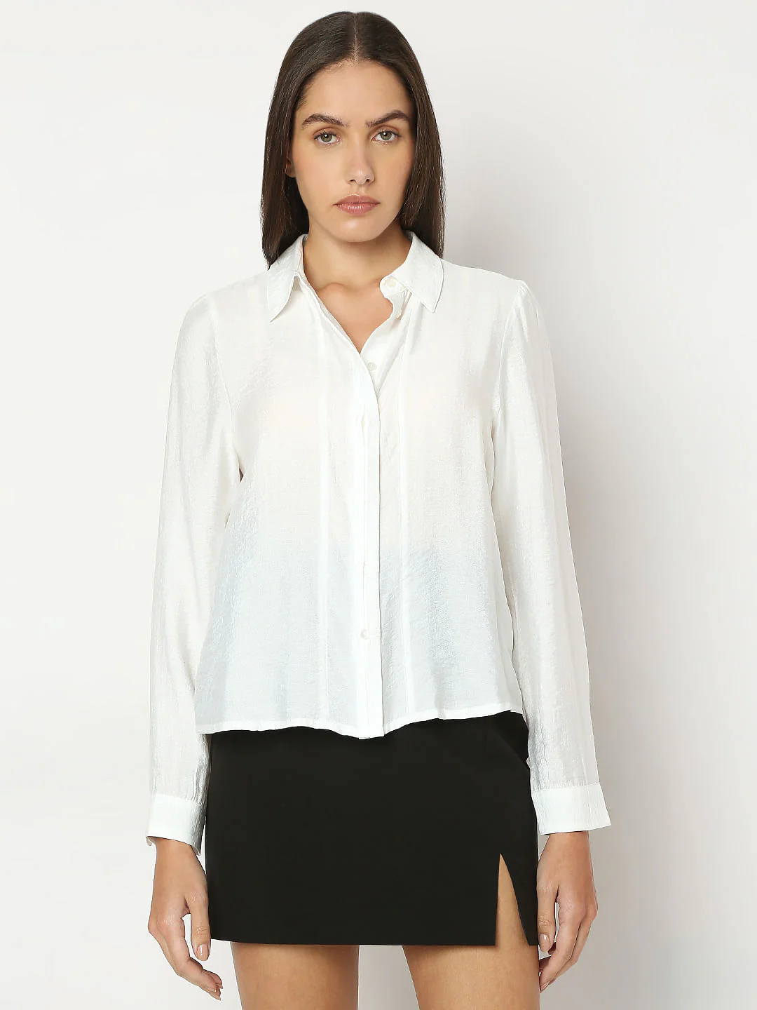 White Viscose Shirt - Image 2