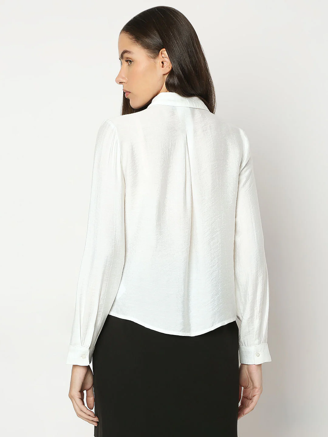 White Viscose Shirt - Image 4