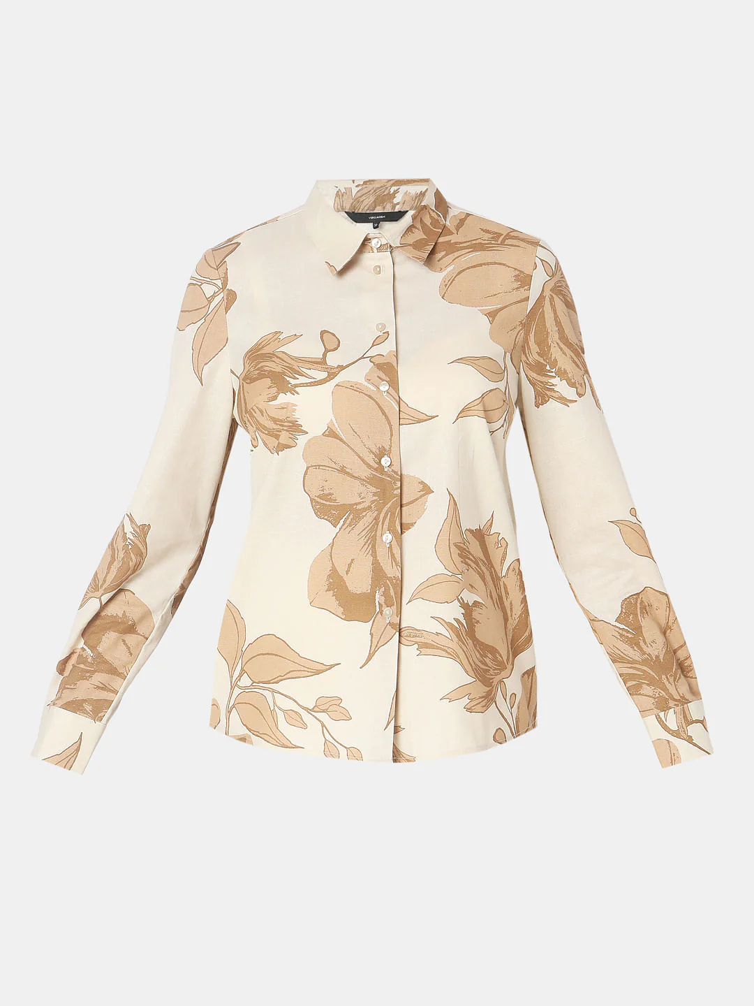 Beige Floral Shirt - Image 7