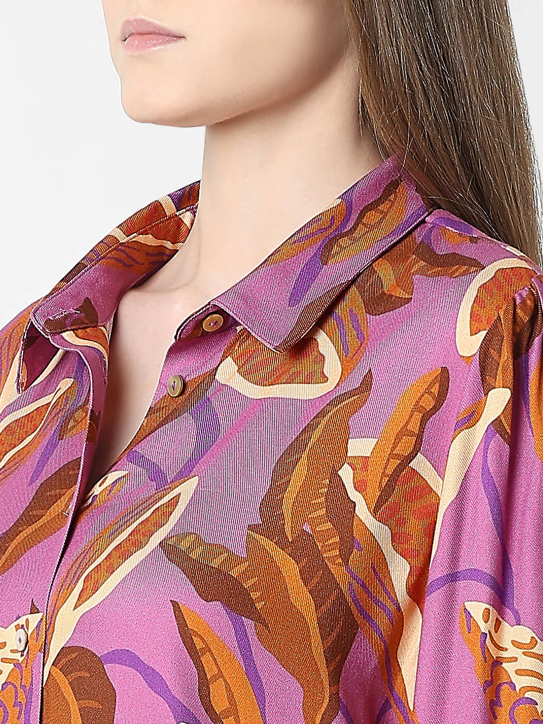 Purple Printed Shirt - Image 8