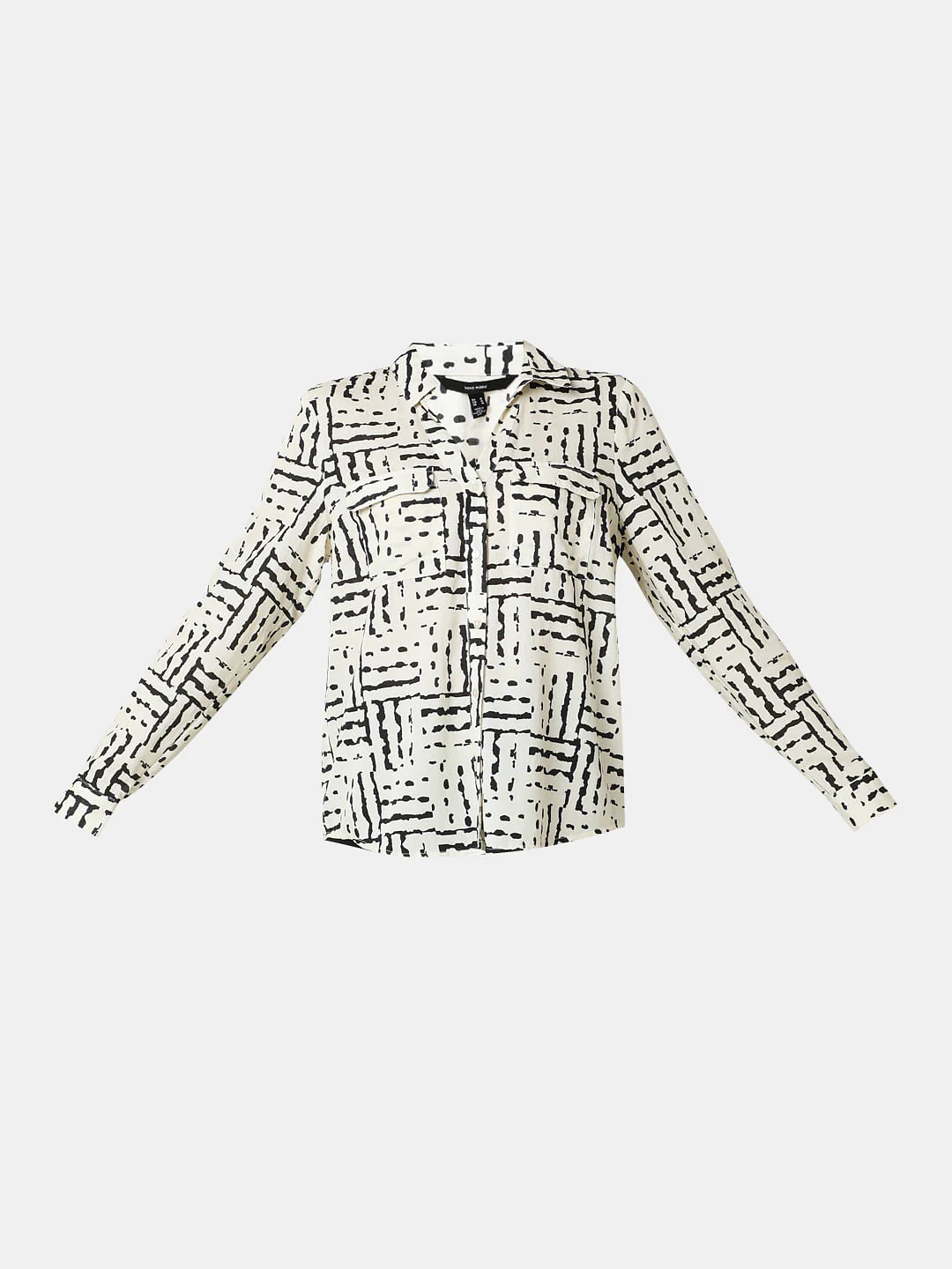Off-White Abstract Print Shirt - Image 7