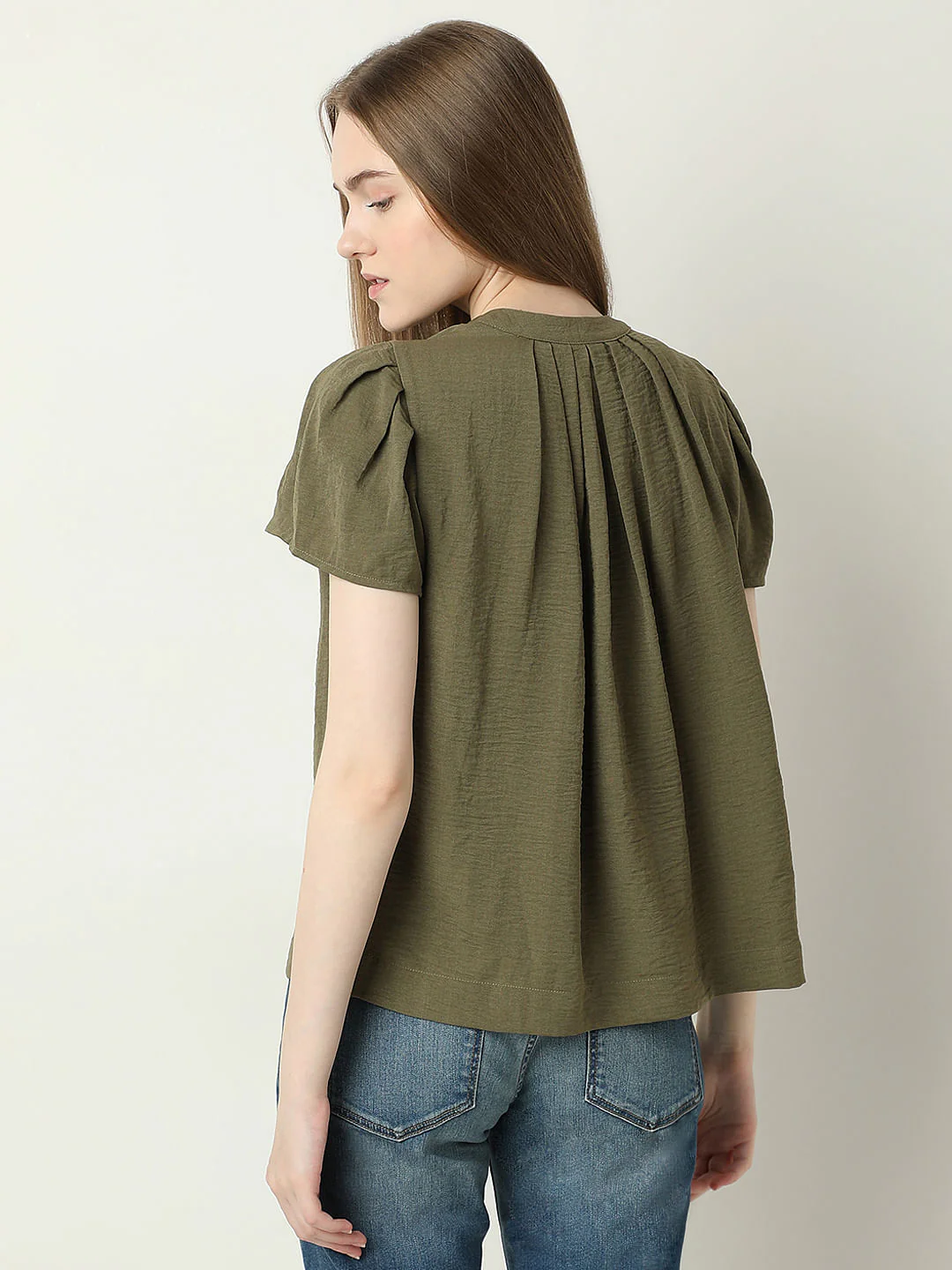 Green Short Sleeves Top - Image 4