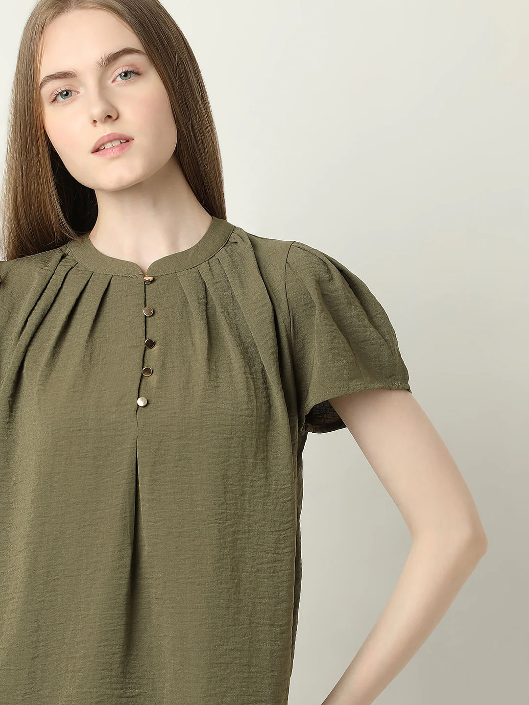 Green Short Sleeves Top - Image 6