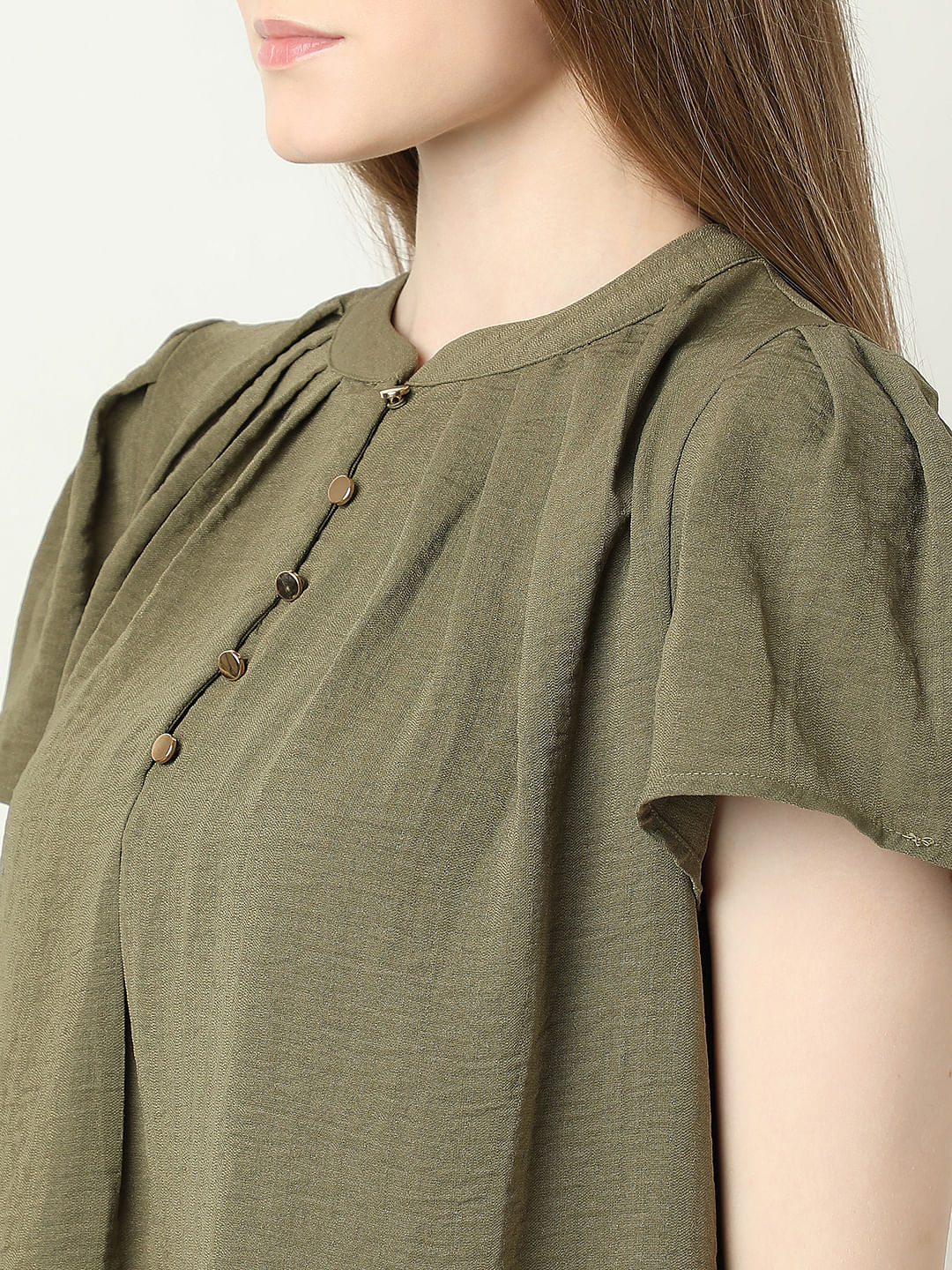 Green Short Sleeves Top - Image 8