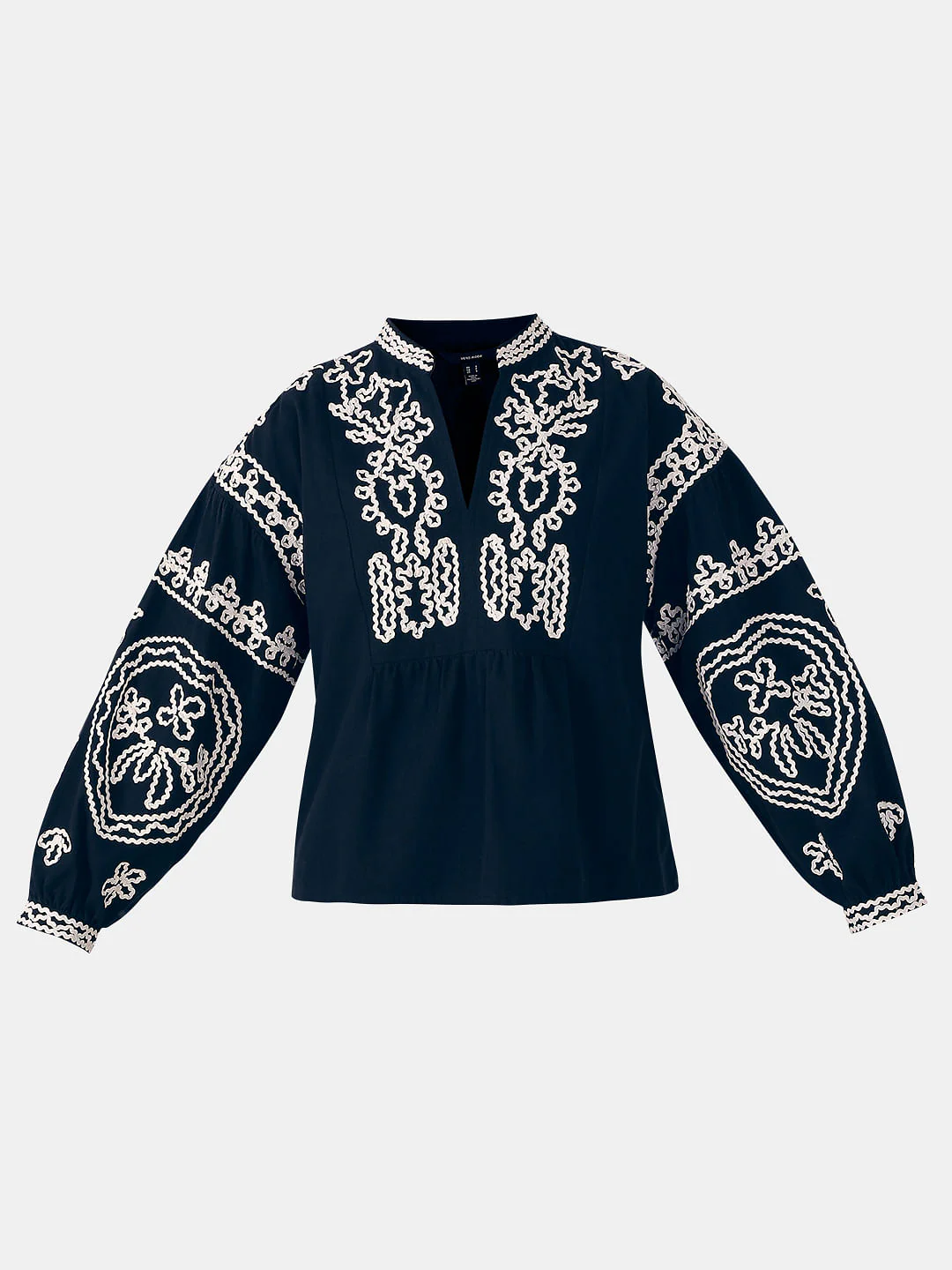 Black Embroidered Co-Ord Set Top - Image 7