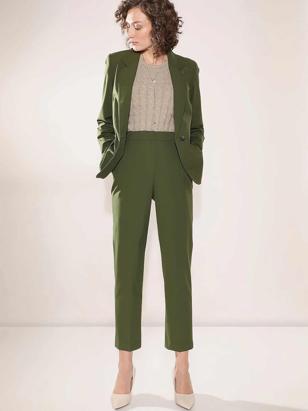 Green Cigarette Trouser