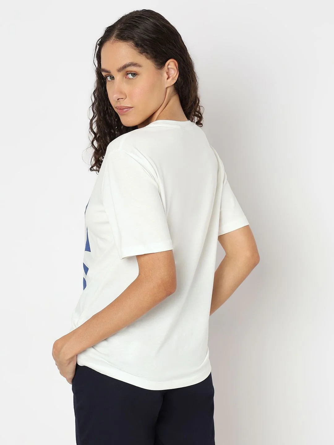 White Graphic Print T-Shirt - Image 4