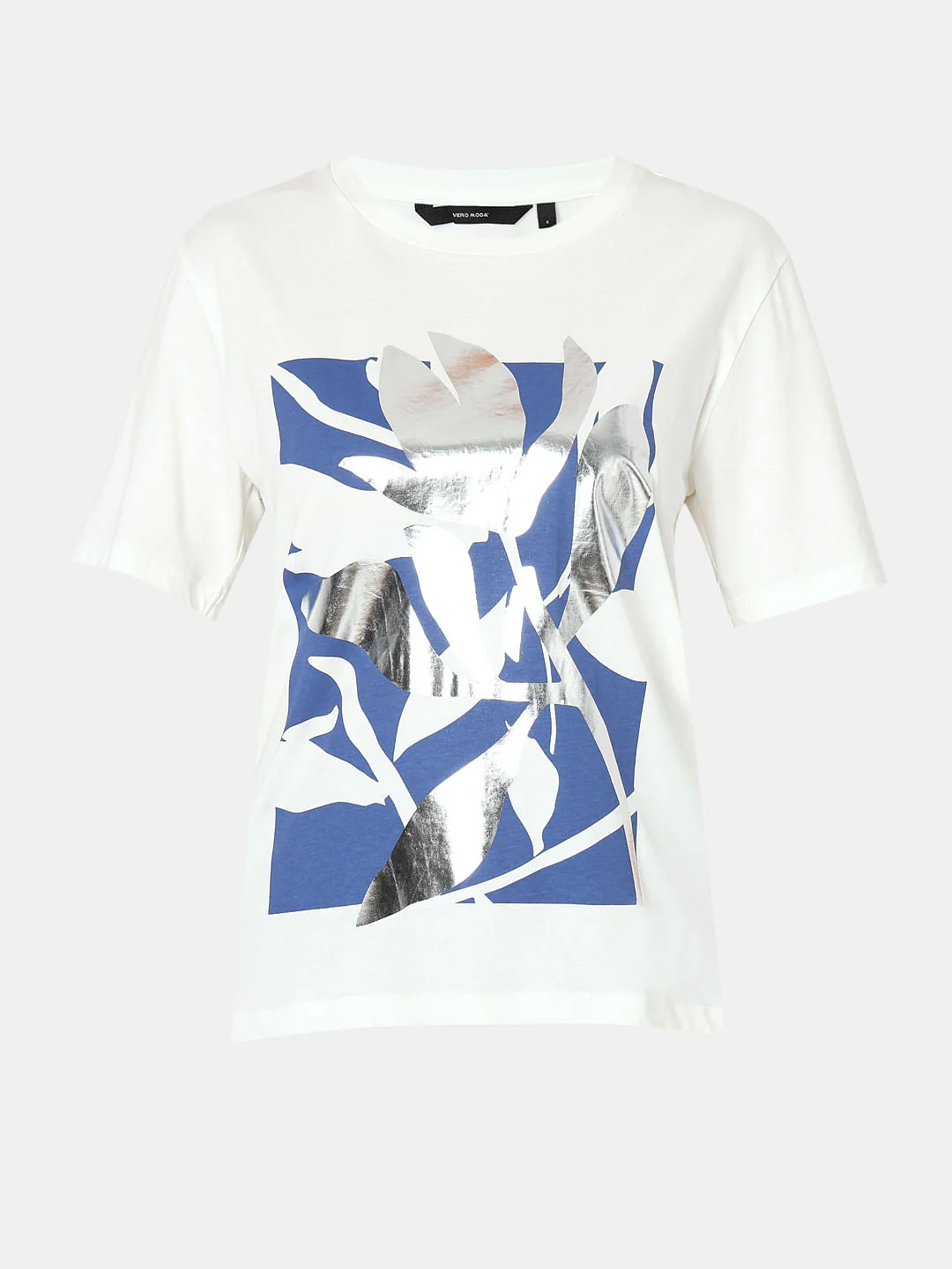 White Graphic Print T-Shirt - Image 7