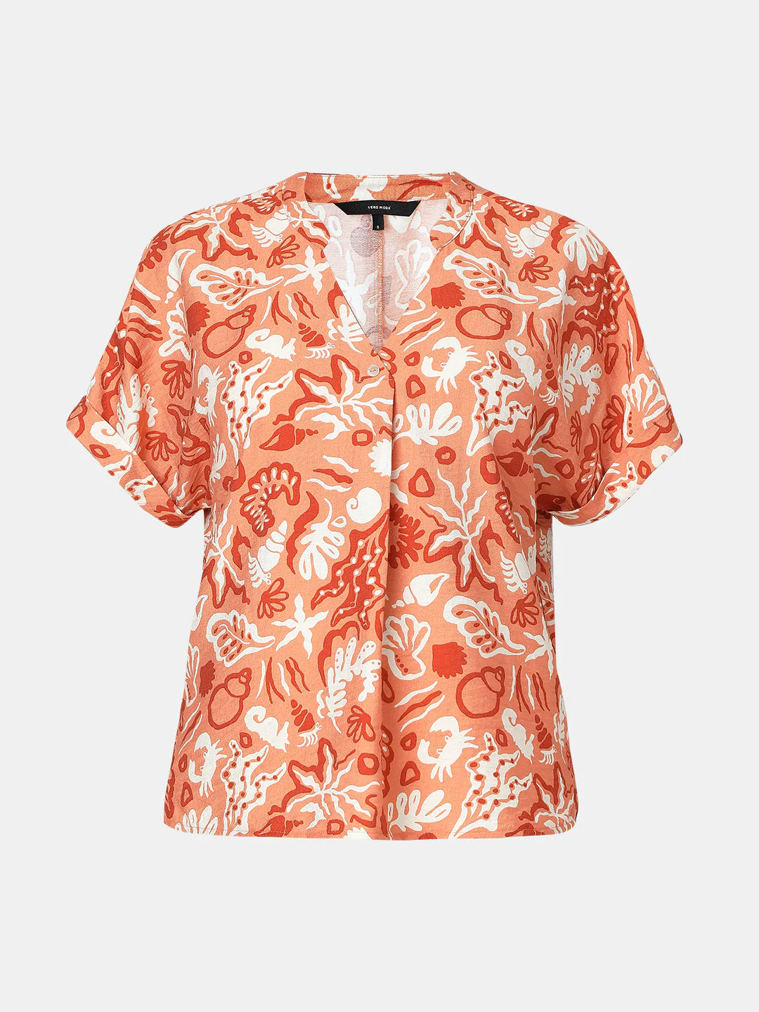 Brown Printed Top - Image 7