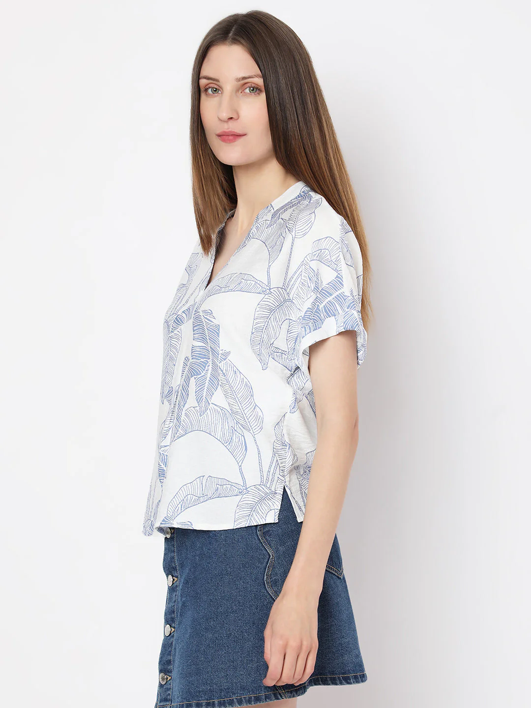 White Printed Top - Image 3