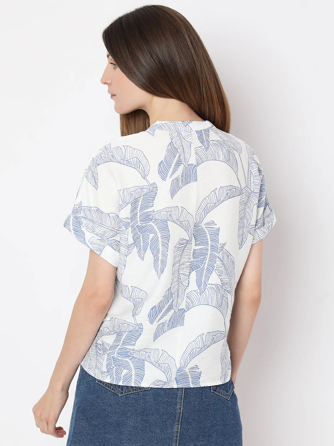 White Printed Top - Image 4