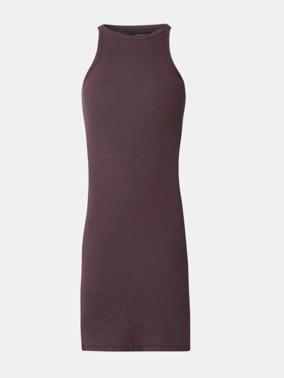 Brown Halter-Neck Bodycon Dress - Image 7