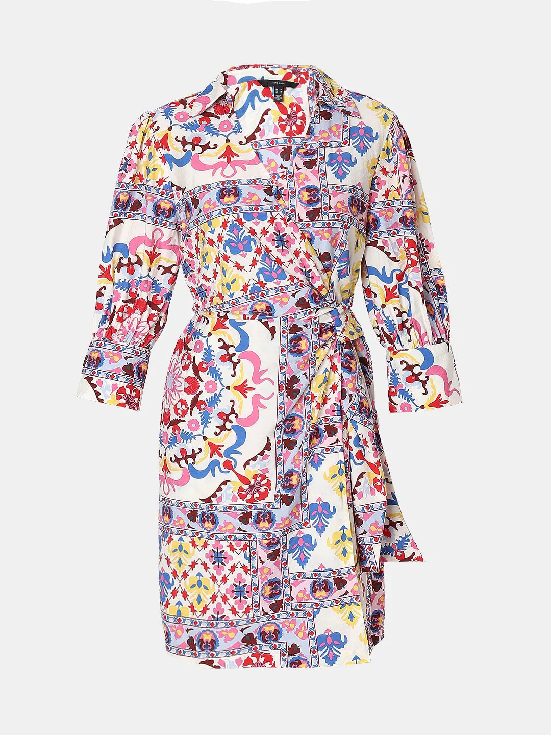 Multi-Colour Printed Shirt Dress - Image 7