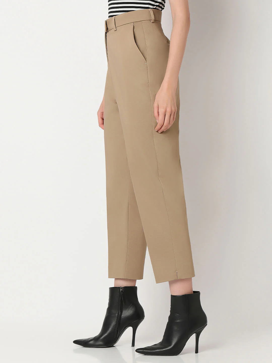 Brown Cigarette Trouser - Image 3