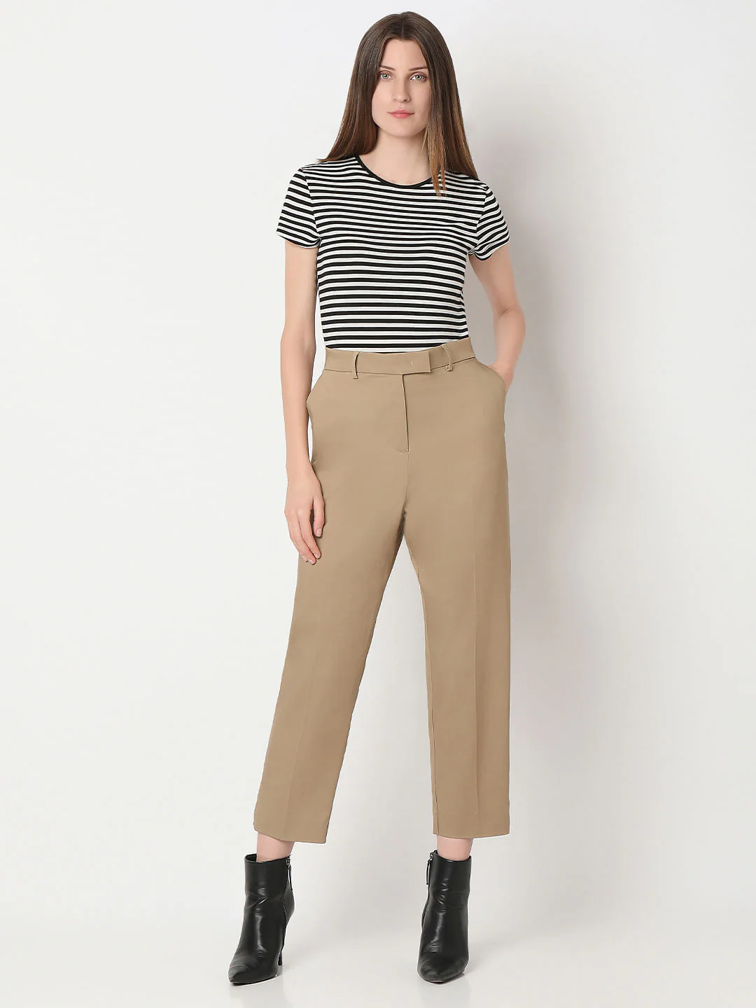 Brown Cigarette Trouser - Image 5