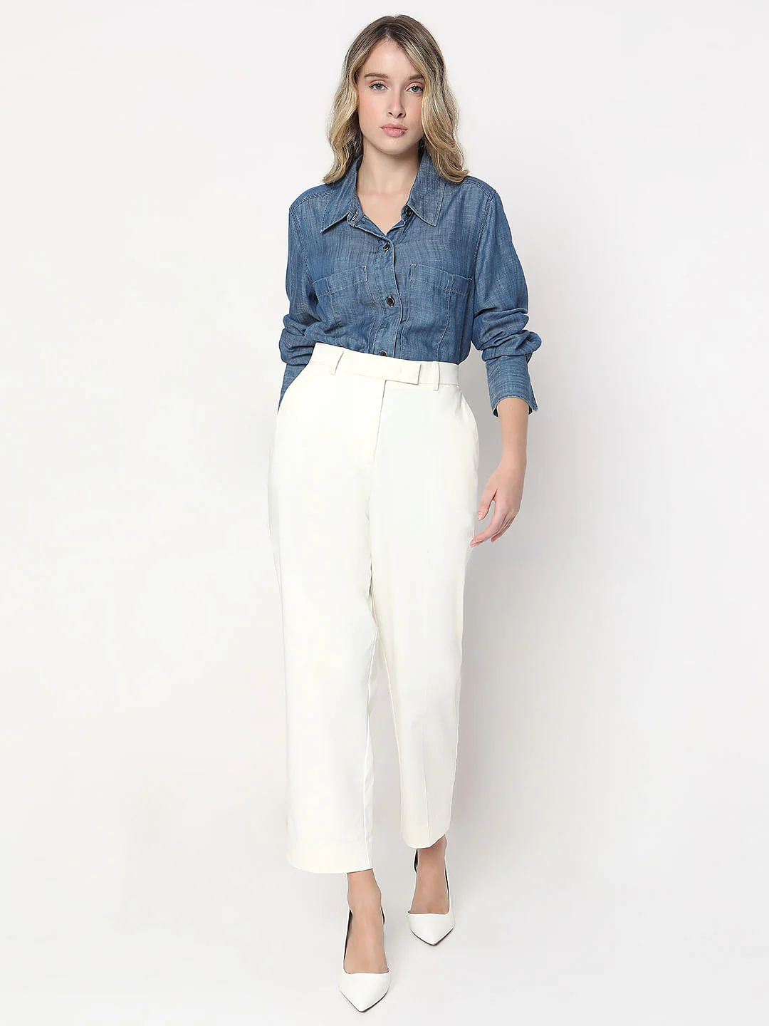 White Cigarette Trouser - Image 5