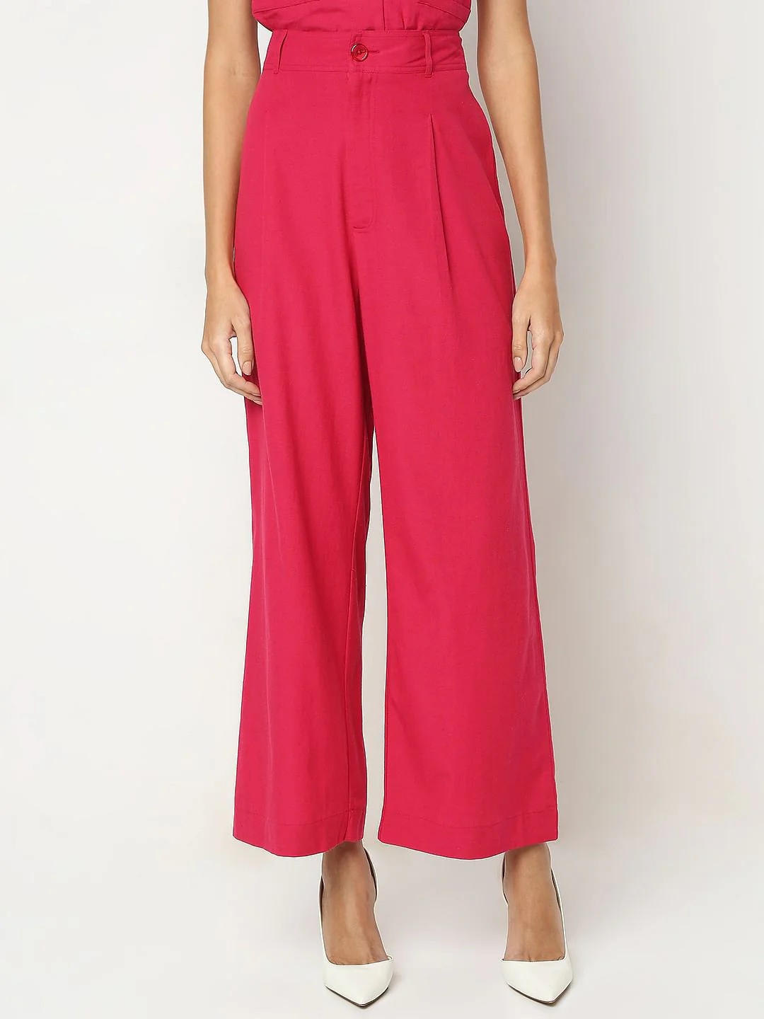 Bright Pink Co-Ord Set Pants - Image 2