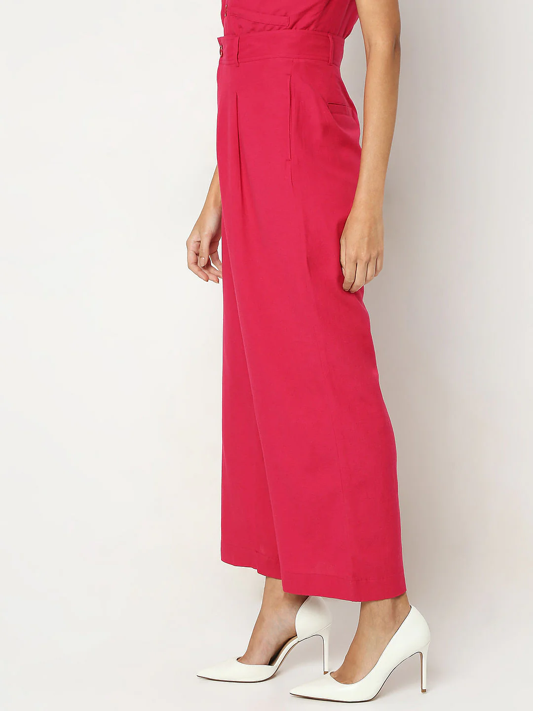 Bright Pink Co-Ord Set Pants - Image 3