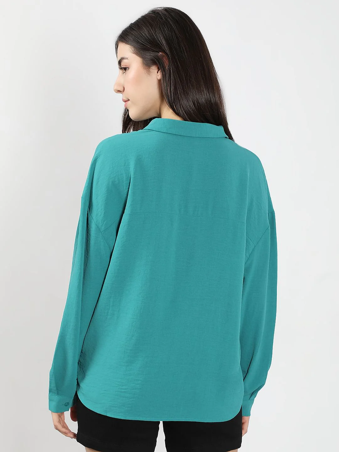 Blue V-Neck Top - Image 4