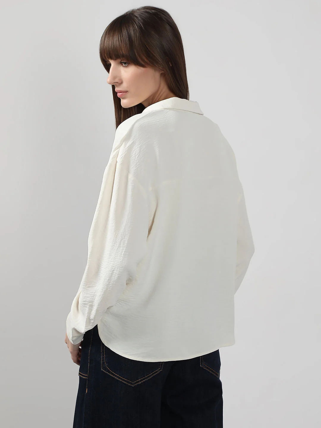 White Full Sleeves Top - Image 4